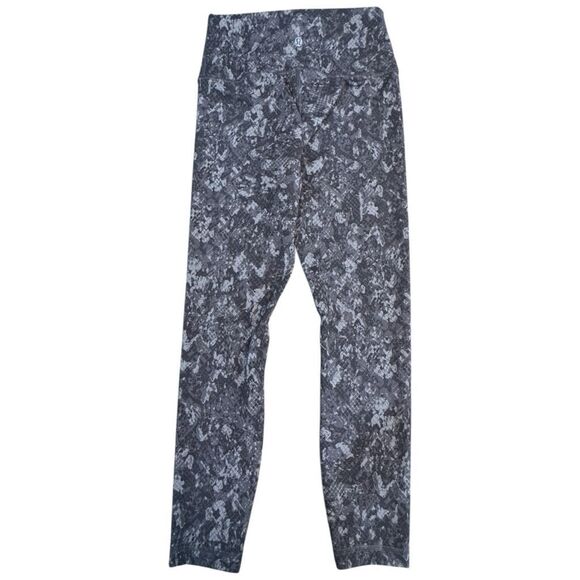Lululemon Women's Snakeskin Pull-On Nulu Align Leggings Camo Lunar Rock Size 6 - Picture 4 of 9